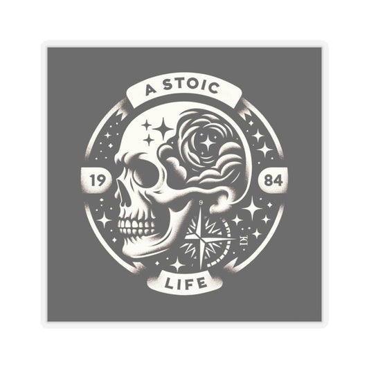 A Stoic Life - Modern 84--Cut Stickers